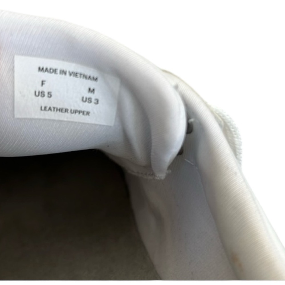 Everlane The ReLeather Court Sneakers Size 5 In White - Picture 8 of 10